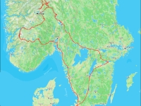 Niemcy, Dania, Szwecja, Norwegia, 6150 km w 24 dni